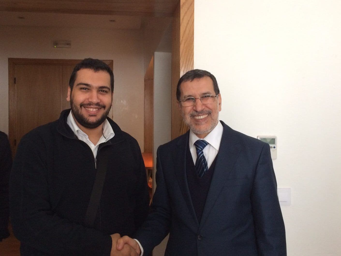 عبدالرحمن عياش مع سعد الدين العثماني